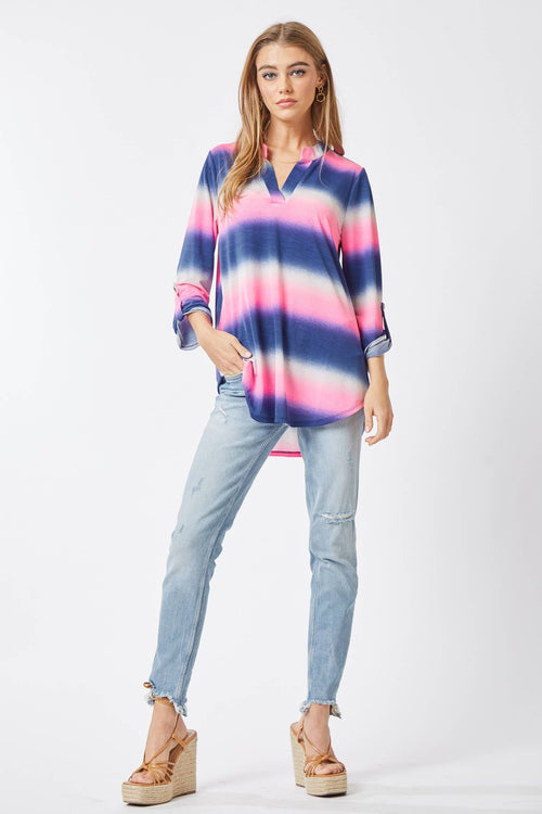 Baby Me a Little 3/4 Sleeve LIZZY Wrinkle Free Blouse