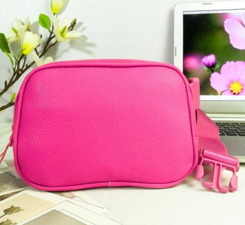 Cross Body Leather Belt Bag