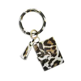 Beaded or Non Beaded Key Ring Wallet Bracelet