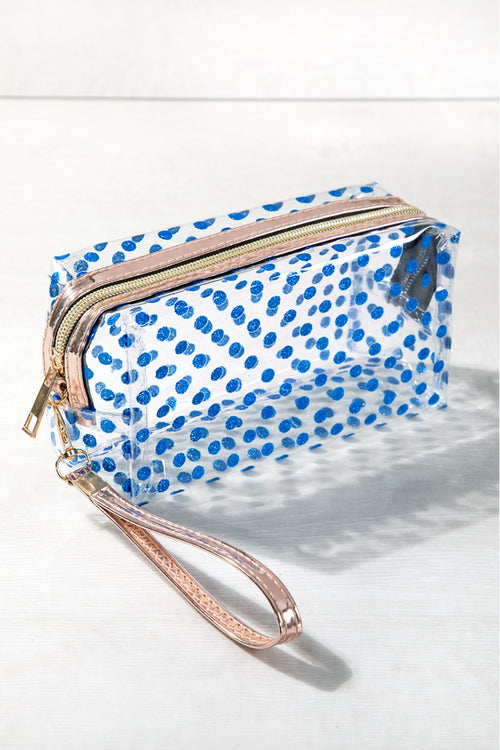Glitter Polka Dot Pouch