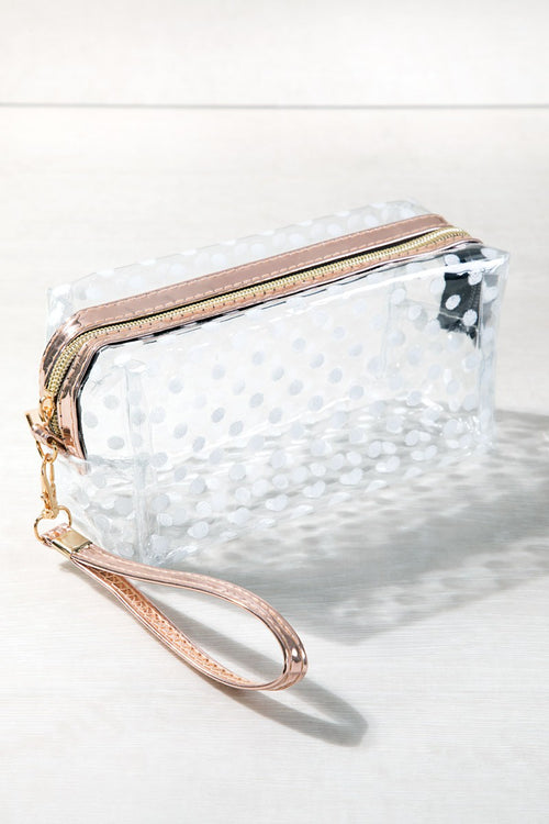 Glitter Polka Dot Pouch