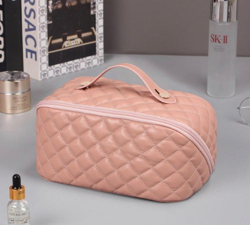 Puffer Quilted Makeup Travel Case