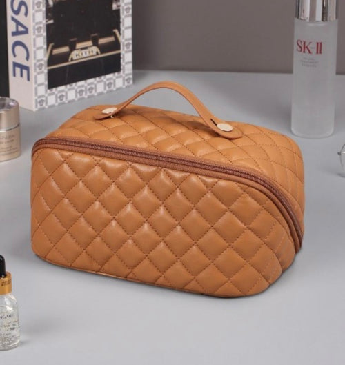 Puffer Quilted Makeup Travel Case