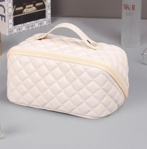 Puffer Quilted Makeup Travel Case
