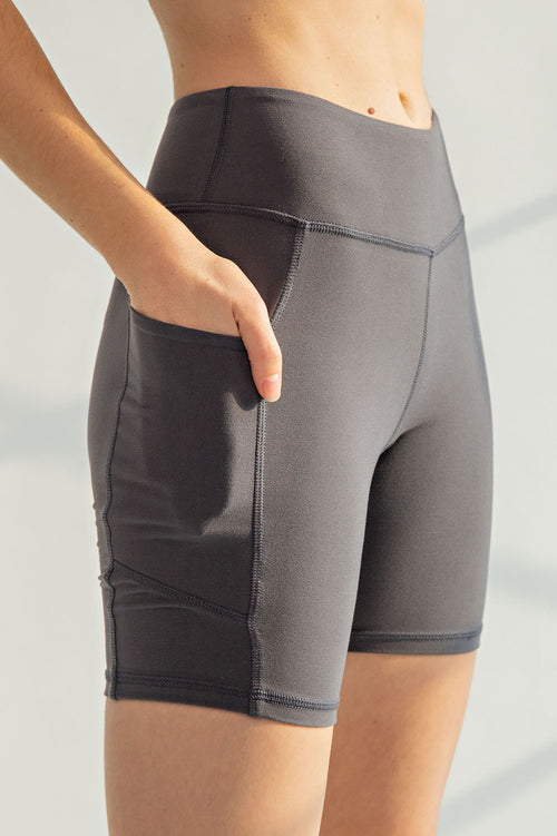 Rae Mode Biker Shorts with Pocket