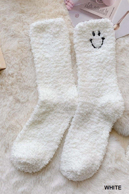 Warm and Cozy Smiley Socks