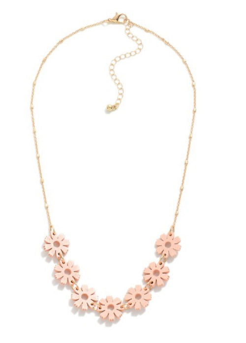 Wooden Flower necklace
