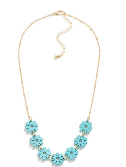 Wooden Flower necklace