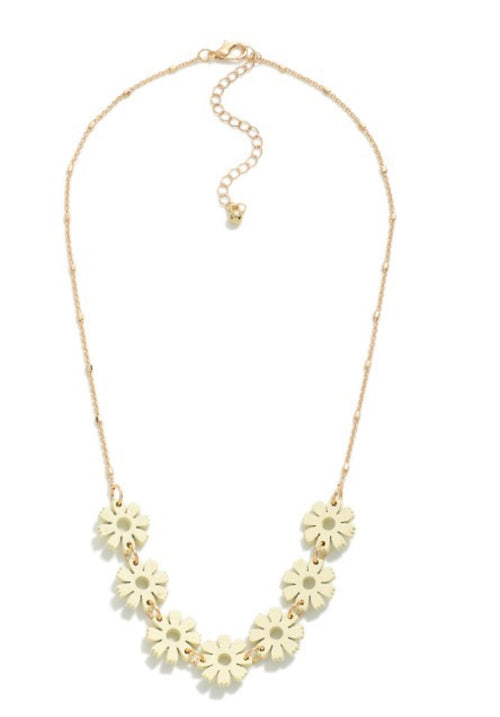 Wooden Flower necklace