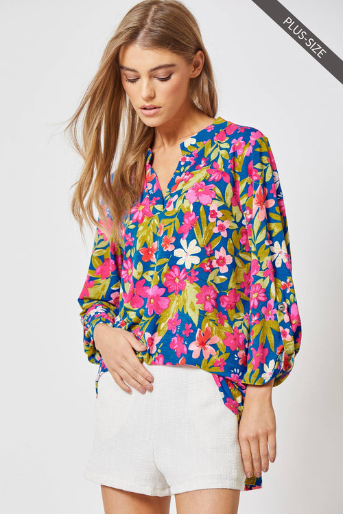 Floral Dream 3/4 Sleeve Top