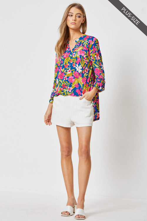 Floral Dream 3/4 Sleeve Top