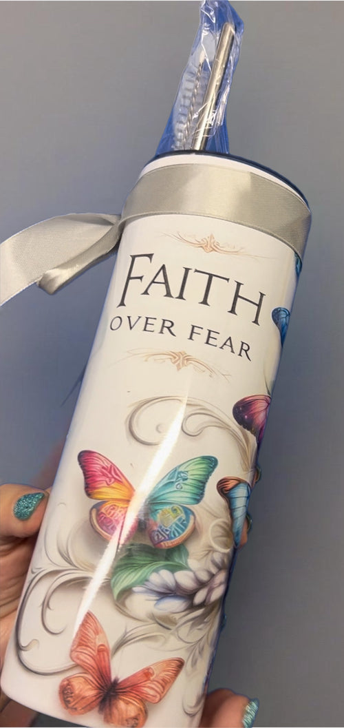Faith Over Fear 20oz Tumbler