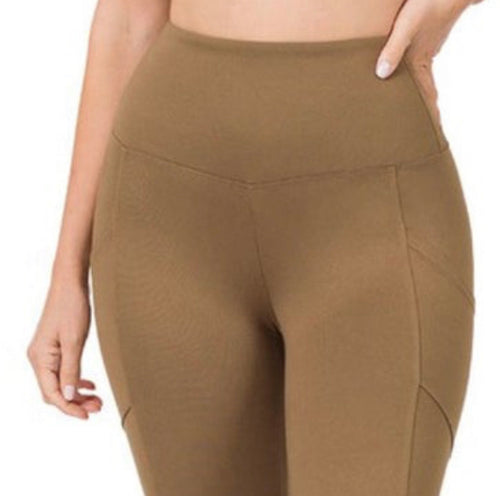 Zenana Biker Shorts with Pocket