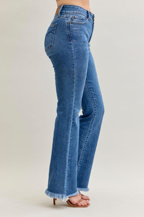 Judy Blue Double Button Boot Scootin' Jeans