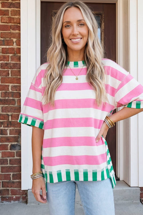 Summer Carousel Exposed Seam Top
