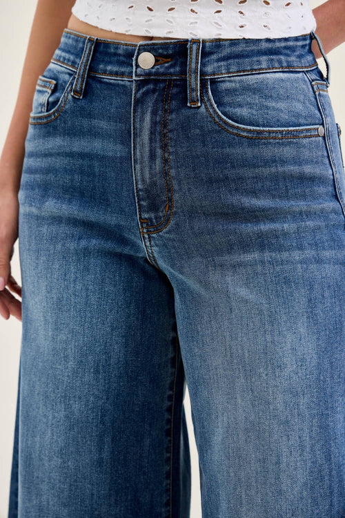 Judy Blue Pretty In Palazzo High Waist Jeans