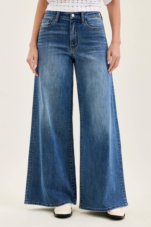 Judy Blue Pretty In Palazzo High Waist Jeans