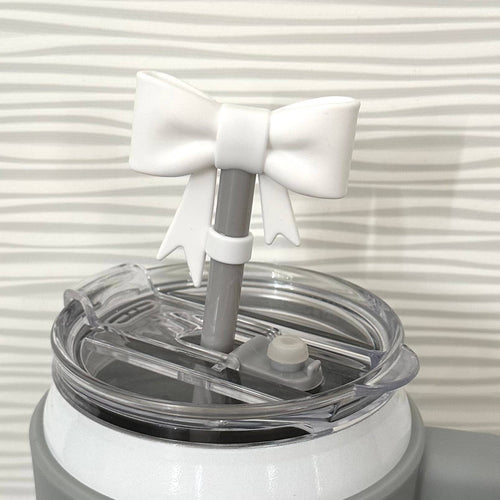 Bow coquette straw Cover Topper