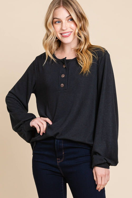 Honey Henley Top