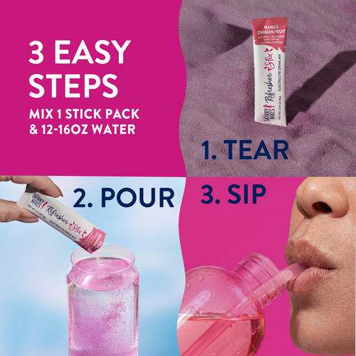 Jordans Skinny Refresher Stix 16 ct - Mango Dragon Fruit