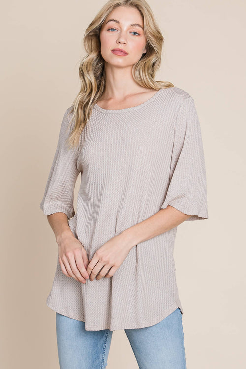 Waffled Flare Top