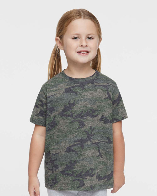 Rabbit Skins Toddler Fine Jersey Tee-Vintage Camo