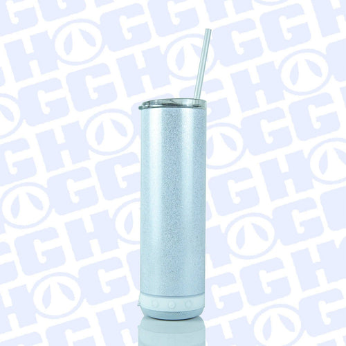 20oz SUBLIMATION GLITTER SKINNY SPEAKER TUMBLER