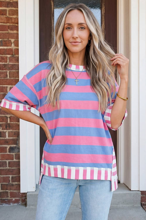 Summer Carousel Exposed Seam Top