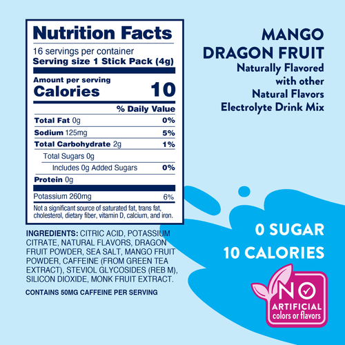 Jordans Skinny Refresher Stix 16 ct - Mango Dragon Fruit