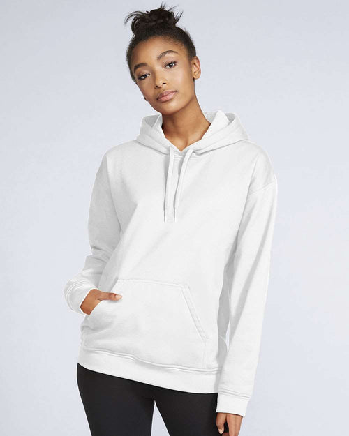 Gildan Softstyle Midweight Hoodie-White