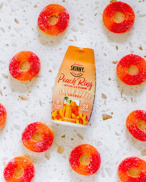 Skinny Syrup Flavor Burst - Sugar Free Peach Ring + Energy