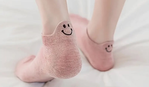 Ankle Smiley Socks