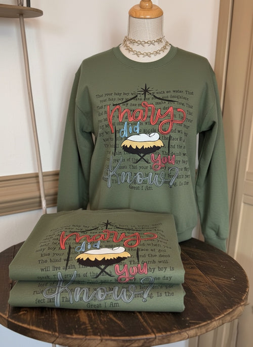 Mary Did You Know Sweatshirt