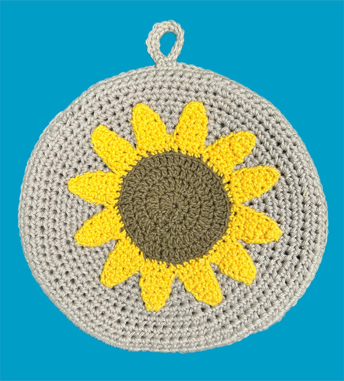 Double Thick Sunflower potholder