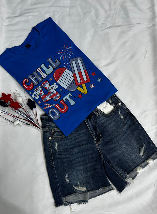 Gildan Softstyle Cotton Chill the 4th out Tee