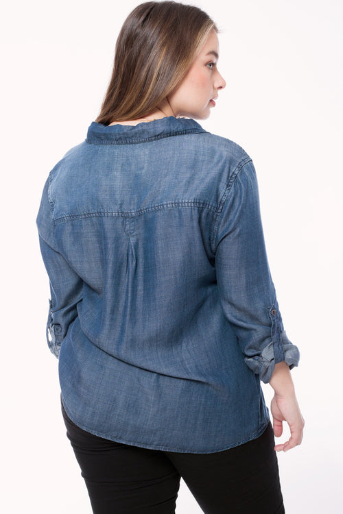 Go with it plus Chambray Shirt