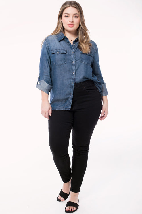 Go with it plus Chambray Shirt