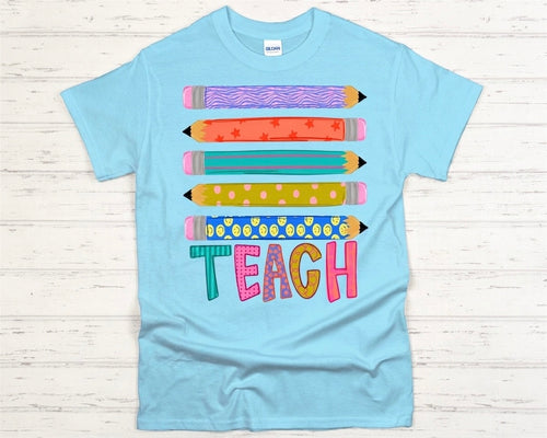 Teach Pencil Tee