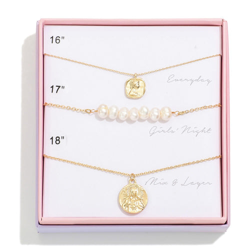 Three Piece Necklace Gift Set