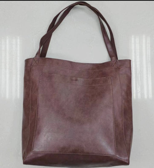 The Heather Leather Bag