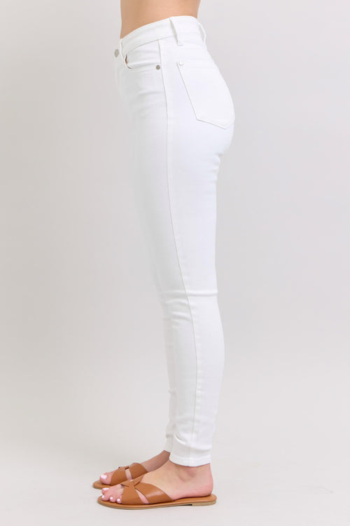 Judy Blue White's Going On Skinny Jean
