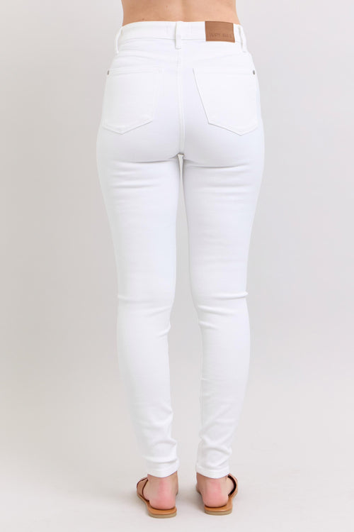 Judy Blue White's Going On Skinny Jean