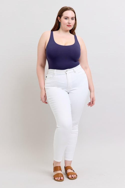 Judy Blue White's Going On Skinny Jean