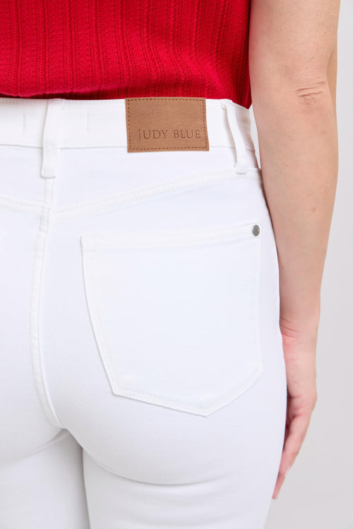 Judy Blue White's Going On Skinny Jean