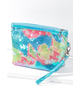 Multi Sequins Pouch Bag