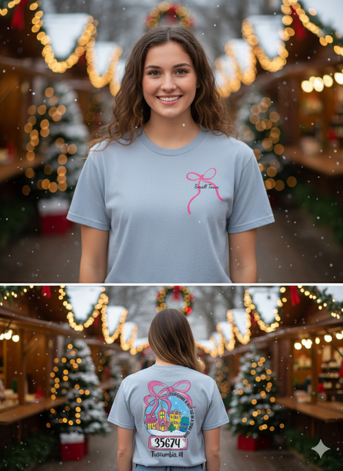 Small town Christmas Globe Tee