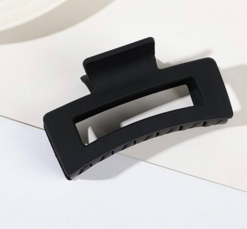 Solid Coated Matte Hair Clip