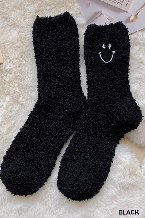 Warm and Cozy Smiley Socks