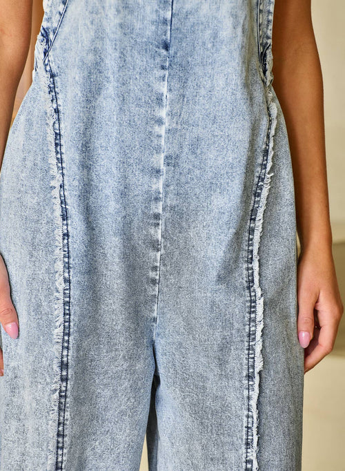 Nothing to Do Denim Overall