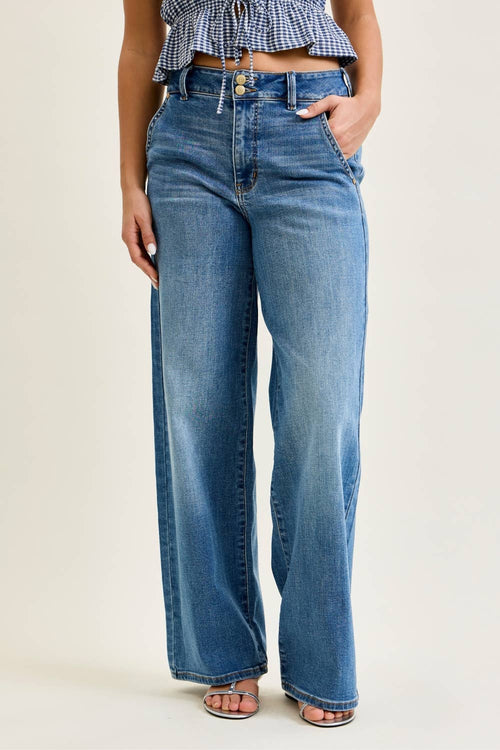 Judy Blue Meet Me Downtown Trouser Jeans